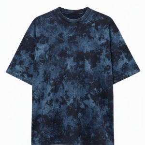 Pull&Bear (PB) Heavyweight Tshirt- Navy Blue (Acid Wash)